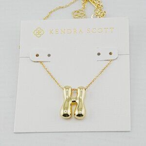Kendra Scott Polished Letter Necklace